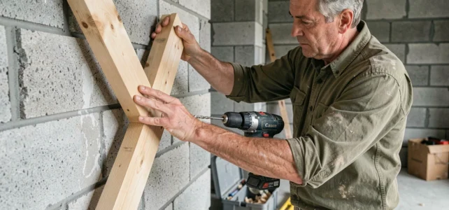 Nos conseils pratiques pour bien fixer un chevron sur un mur en parpaing Nos conseils pratiques pour bien fixer un chevron sur un mur en parpaing